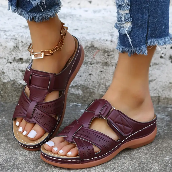 Vivian Orthopedic Sandals — Céline de Montréal — view 12