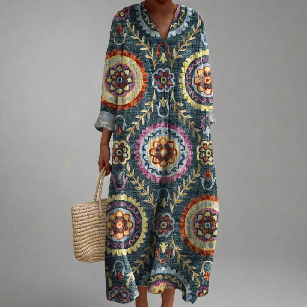 Leya Geometric Dress Dresses — Céline de Montréal