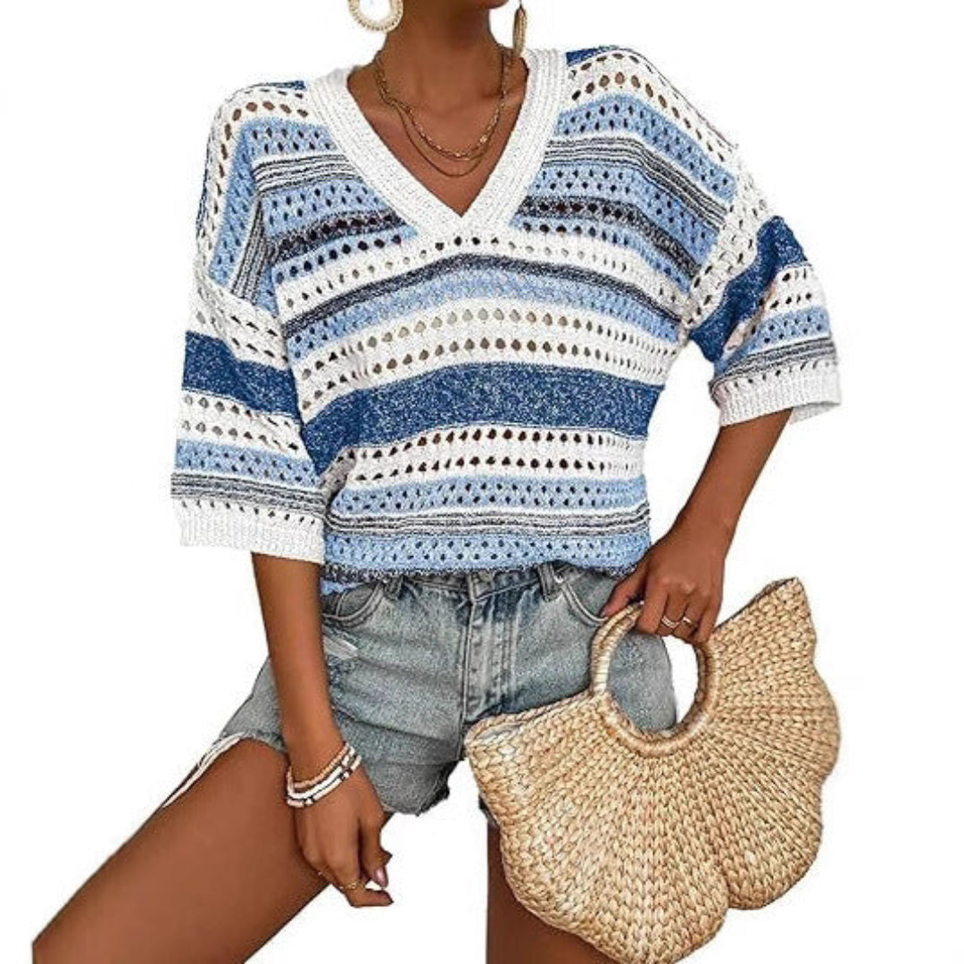 Kelise V-Neck Tops — Céline de Montréal — view 3