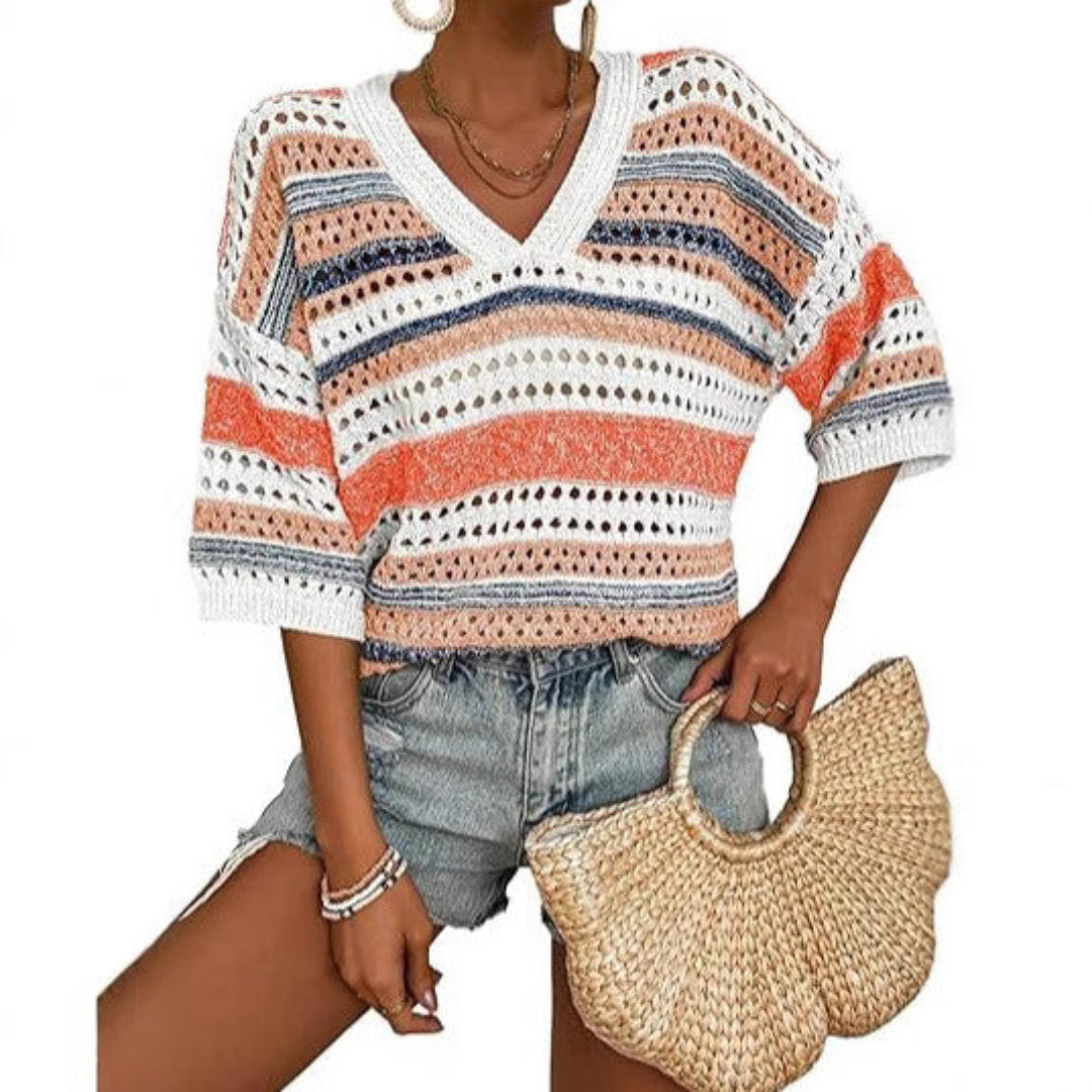 Kelise V-Neck Tops — Céline de Montréal — view 2