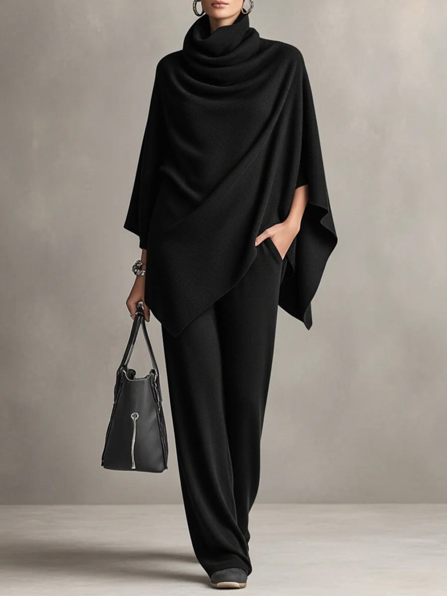 Sarina Elegant Drape Two-Piece Set Two-Piece Sets — Céline de Montréal — view 2
