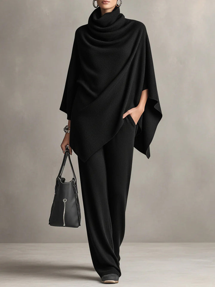 Sarina Elegant Drape Two-Piece Set Two-Piece Sets — Céline de Montréal — view 2