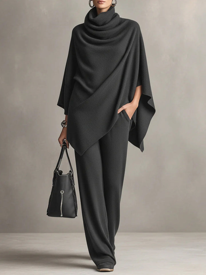 Sarina Elegant Drape Two-Piece Set Two-Piece Sets — Céline de Montréal