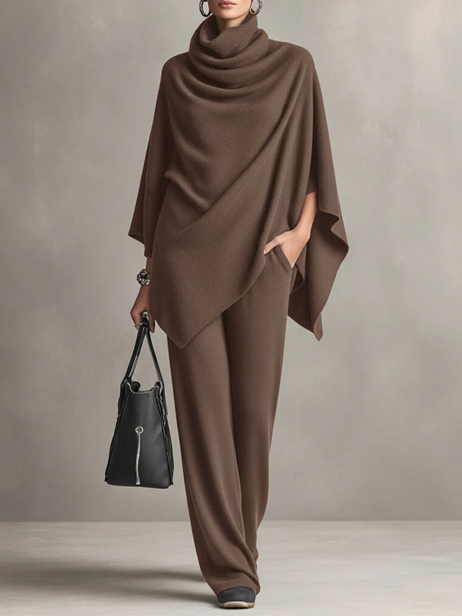 Sarina Elegant Drape Two-Piece Set Two-Piece Sets — Céline de Montréal — view 3