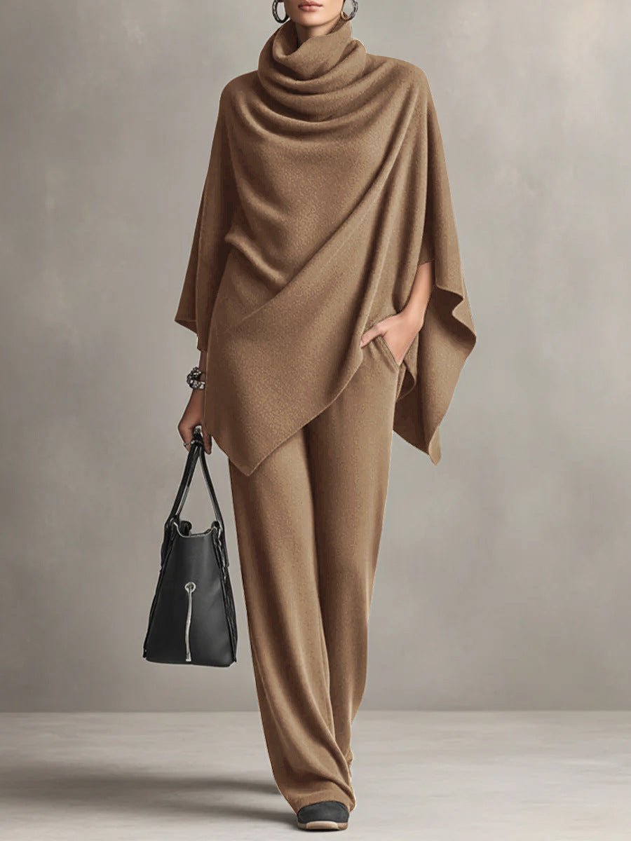 Sarina Elegant Drape Two-Piece Set Two-Piece Sets — Céline de Montréal — view 4