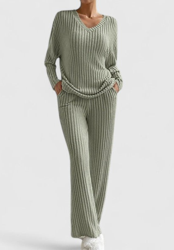 Angeline Comfortable Set Pants — Céline de Montréal — view 5