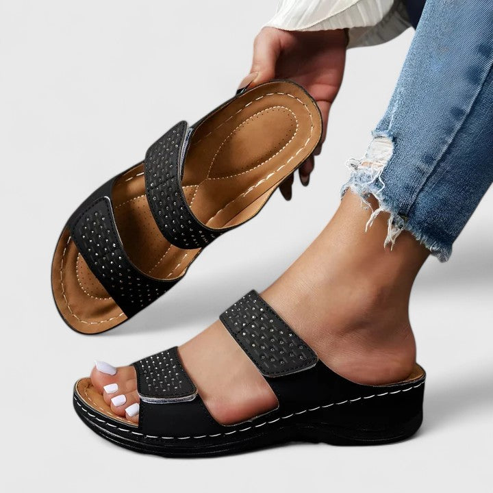Véronique orthopedic sandals Céline de Montréal