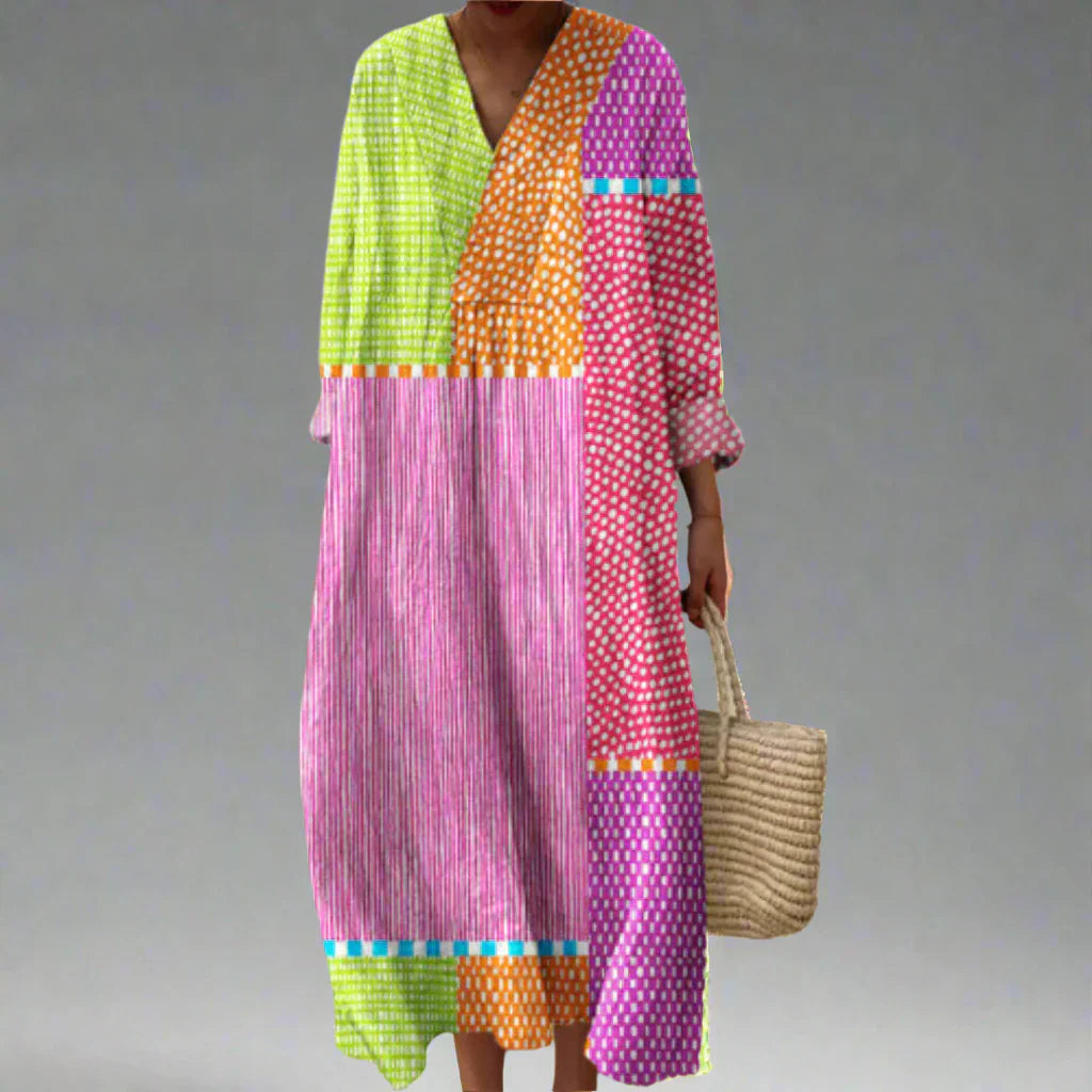 Nina Geometric Dress Dresses — Céline de Montréal