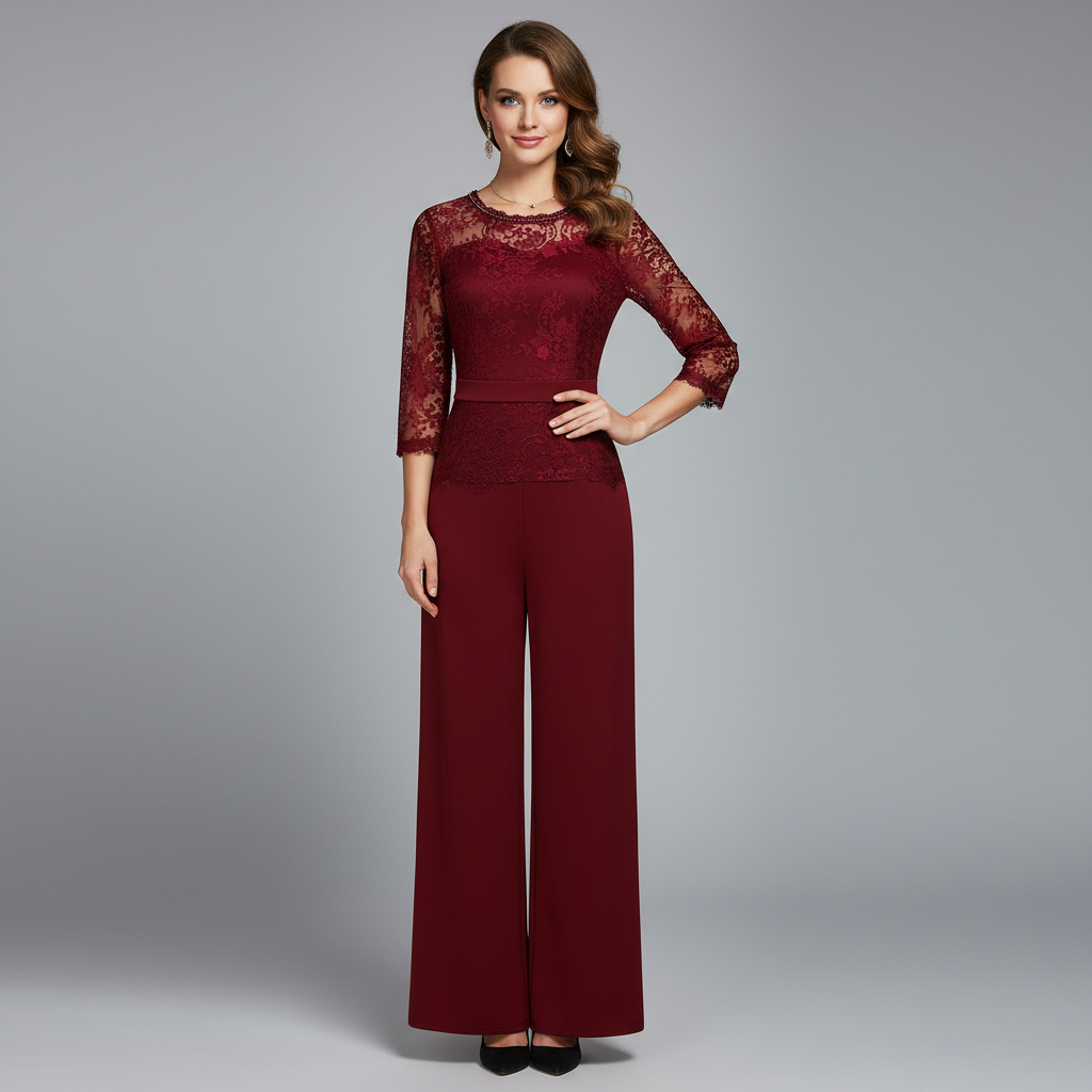 Diana Elegant Jumpsuit Jumpsuits — Céline de Montréal — view 3