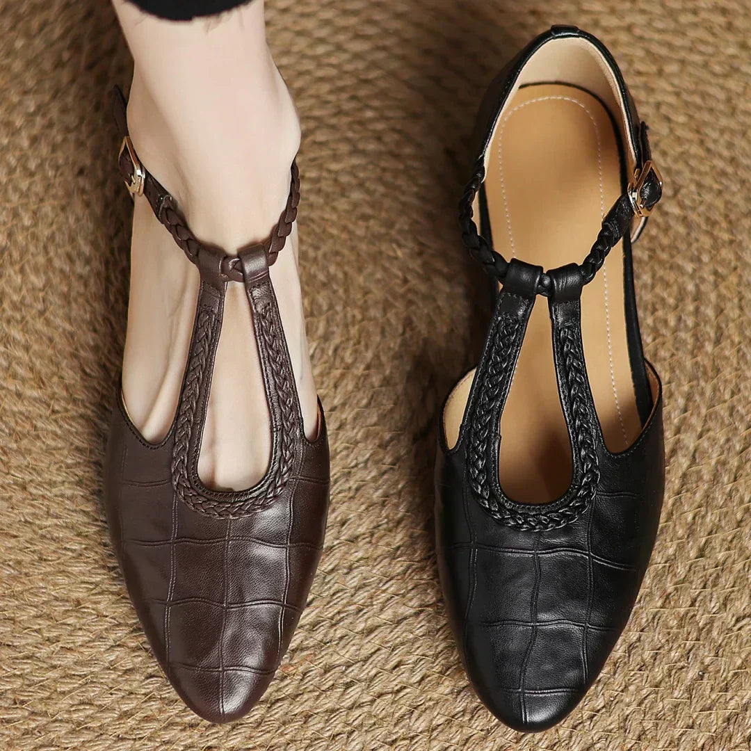 Leather Mary Janes Mary Janes — Céline de Montréal — view 6