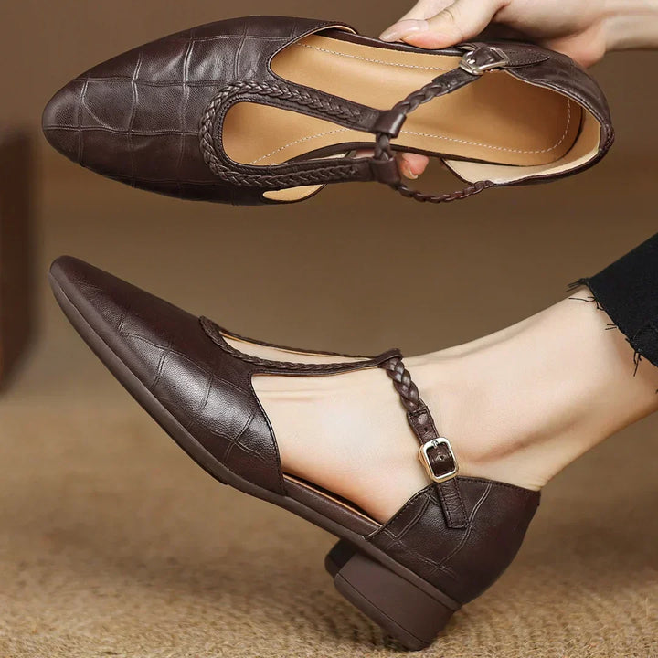Leather Mary Janes Mary Janes — Céline de Montréal — view 2