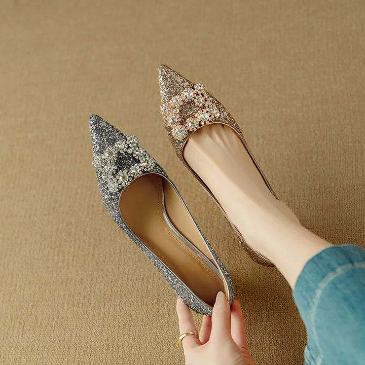 Gloria Glitter Pumps Pumps — Céline de Montréal — view 21