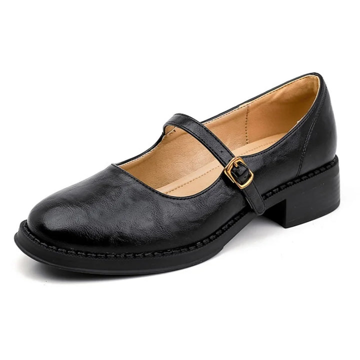 Classic Comfort Mary Janes Made Of Leather Mary Janes — Céline de Montréal — view 6