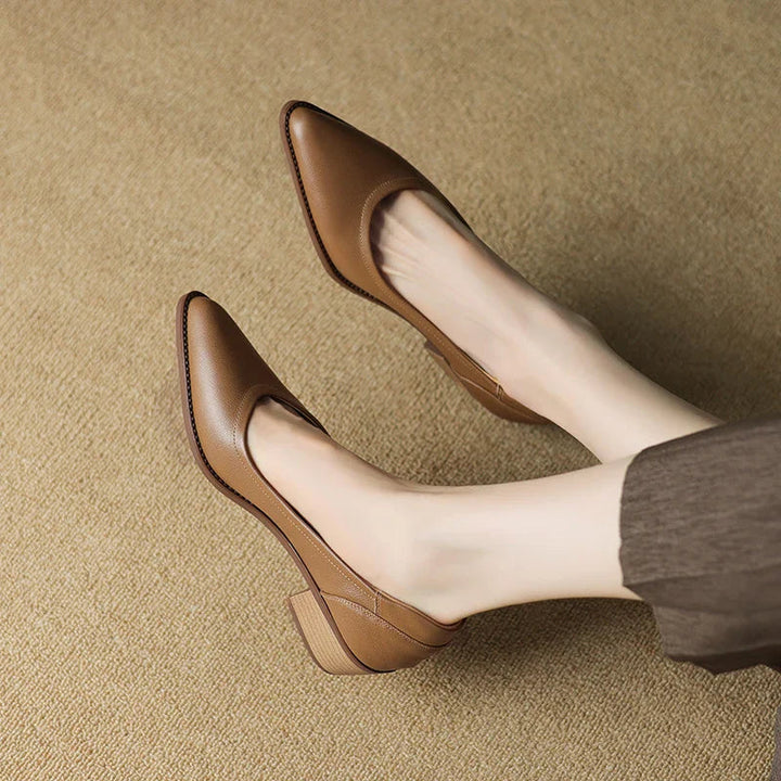Novalisse Mid Heeled Shoes Shoes — Céline de Montréal — view 6