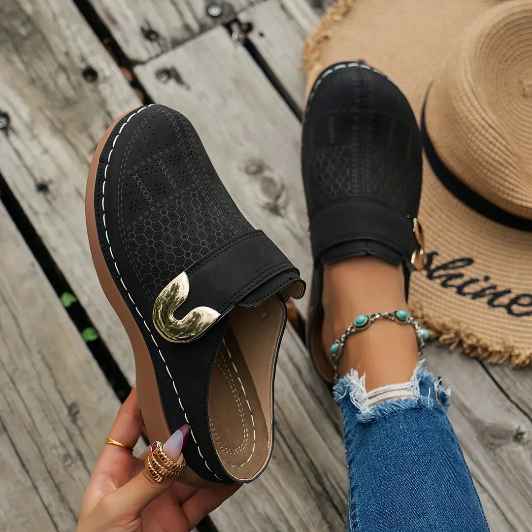 Marel Wedge Sandals — Céline de Montréal — view 3