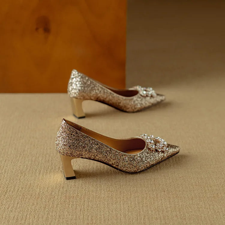 Gloria Glitter Pumps Pumps — Céline de Montréal — view 7