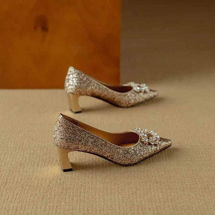 Gloria Glitter Pumps Pumps — Céline de Montréal — view 7
