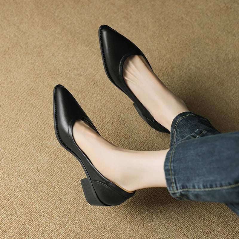 Novalisse Mid Heeled Shoes Shoes — Céline de Montréal — view 7