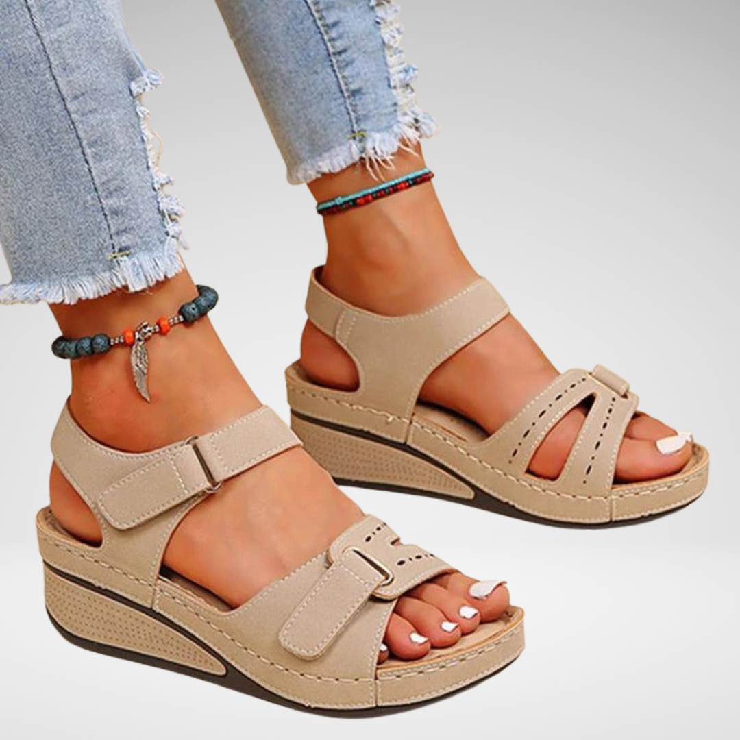 Helene Women's Comfortable Sandals Sandals — Céline de Montréal
