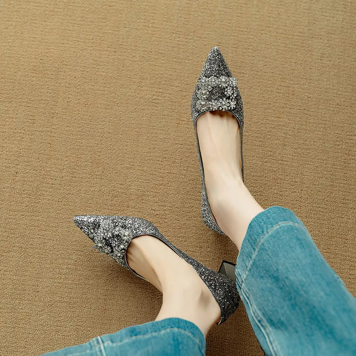 Gloria Glitter Pumps Pumps — Céline de Montréal — view 11