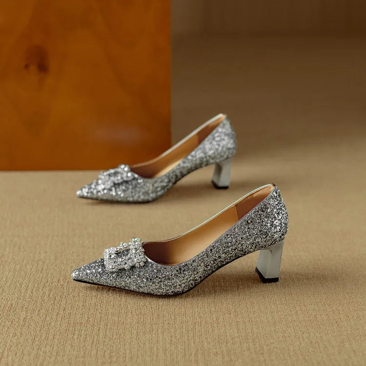 Gloria Glitter Pumps Pumps — Céline de Montréal — view 18