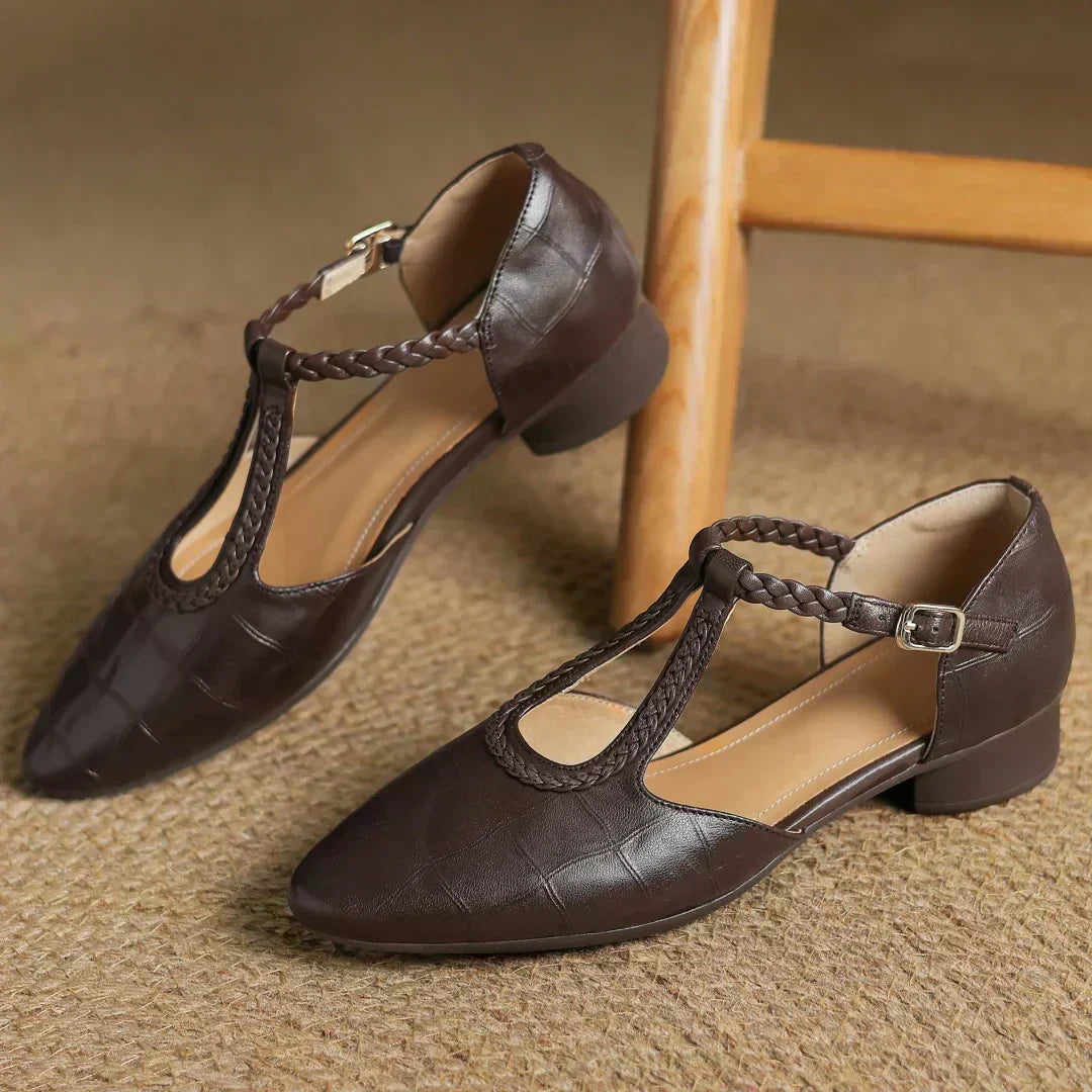 Leather Mary Janes Mary Janes — Céline de Montréal — view 5