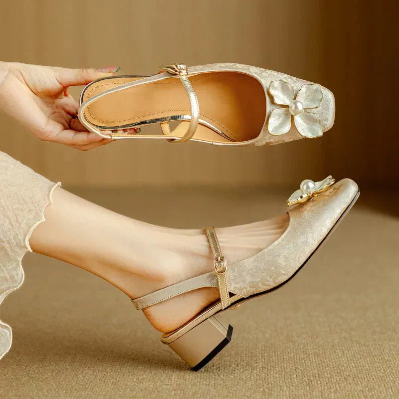 Genine Slingback Pumps Pumps — Céline de Montréal — view 8