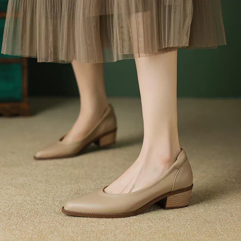 Novalisse Mid Heeled Shoes Shoes — Céline de Montréal — view 3