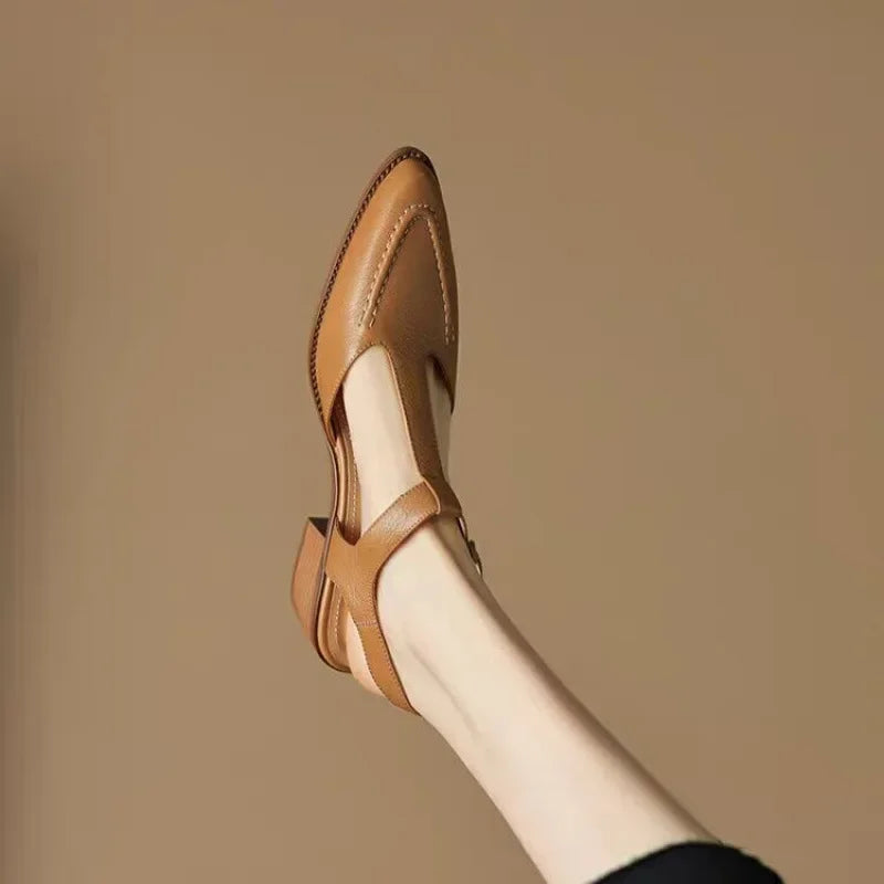 Aurenza Buckle Shoes Shoes — Céline de Montréal — view 2