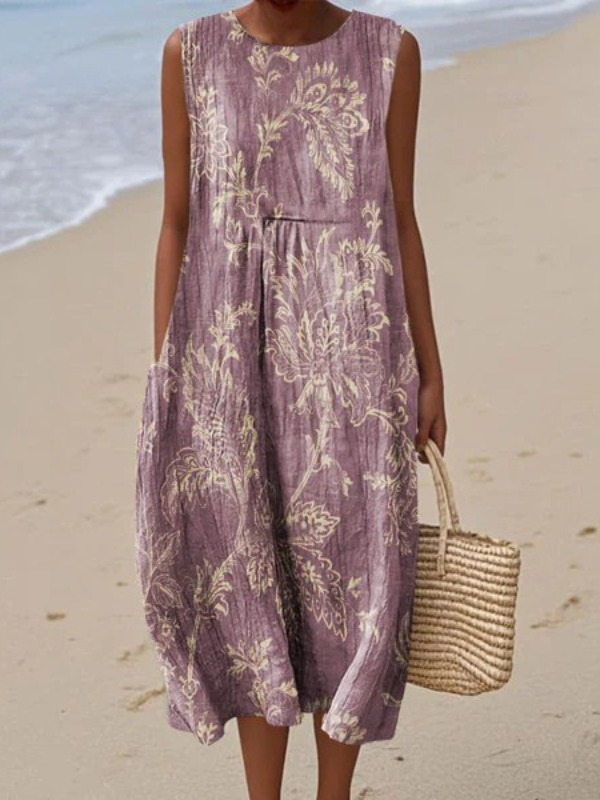 Mia Floral Midi Dress Midi Dresses — Céline de Montréal