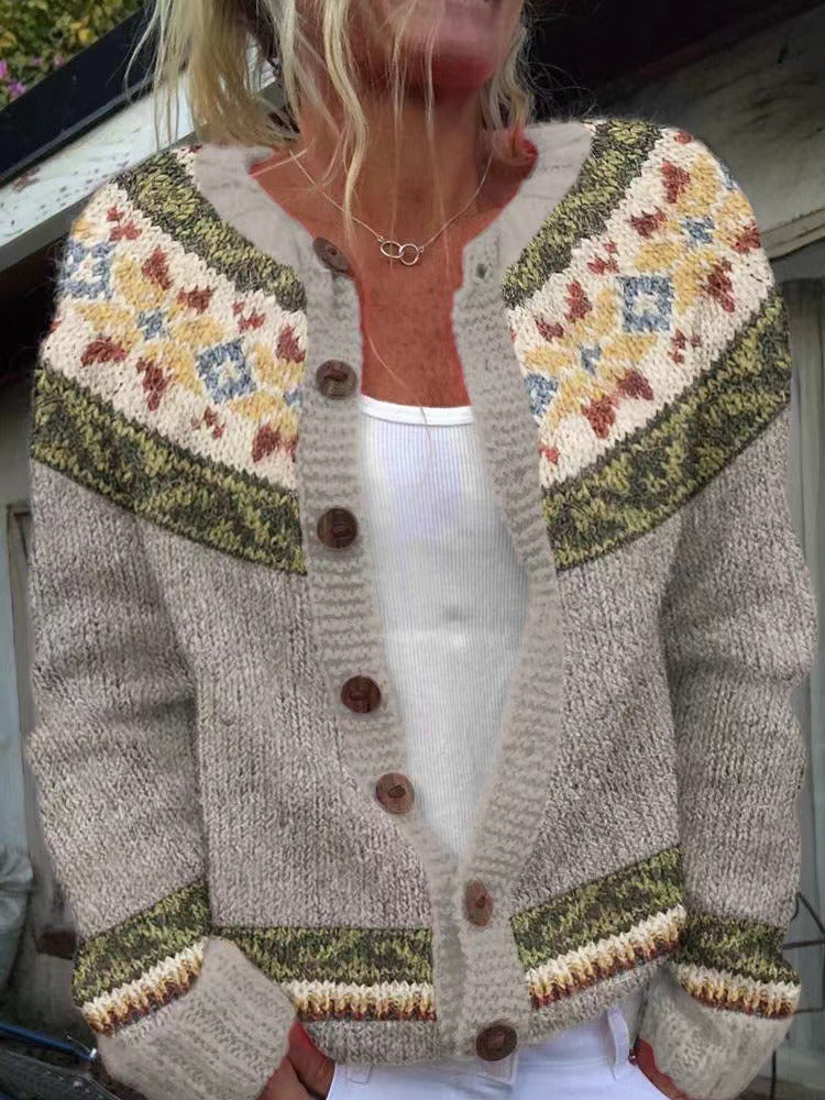 Autumn Icelandic Cardigans — Céline de Montréal — view 2