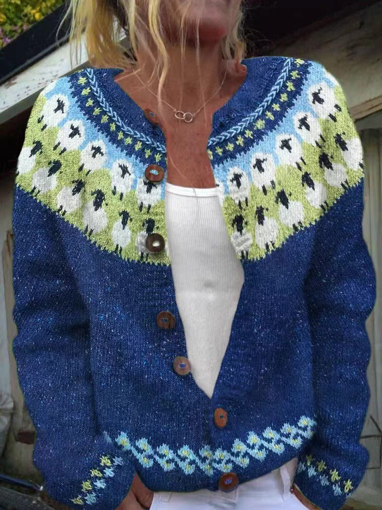 Sophie Icelandic Cardigans — Céline de Montréal — view 2