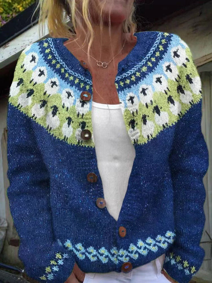 Sophie Icelandic Cardigans — Céline de Montréal — view 2