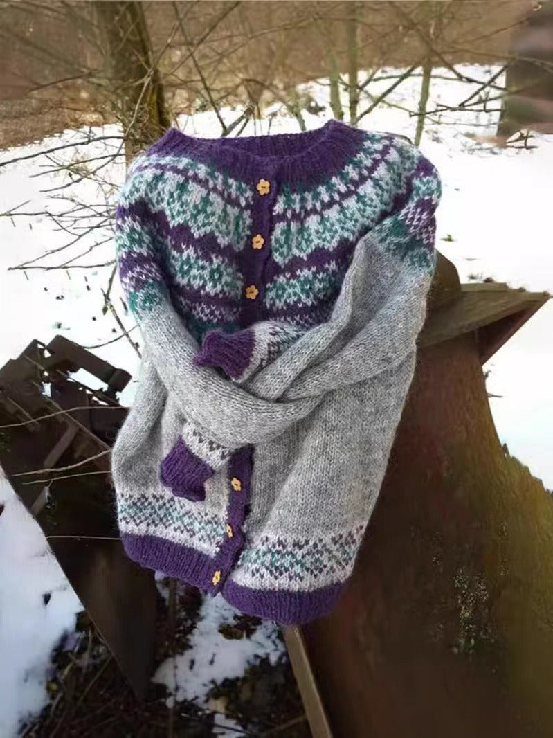 Naomie Icelandic Cardigans — Céline de Montréal — view 3