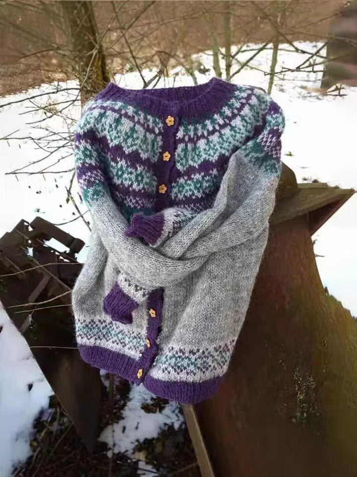 Naomie Icelandic Cardigans — Céline de Montréal — view 3