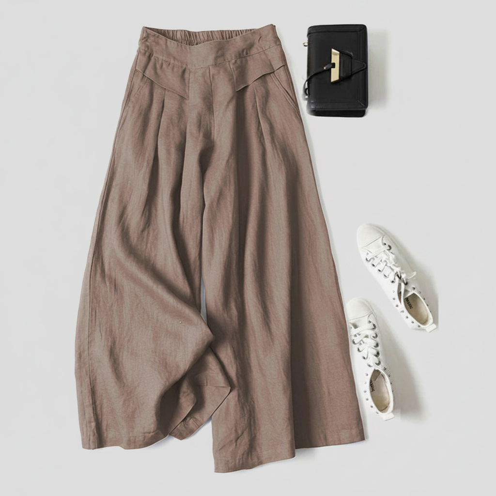 Béatrice Wide-Leg Pants — Céline de Montréal — view 2