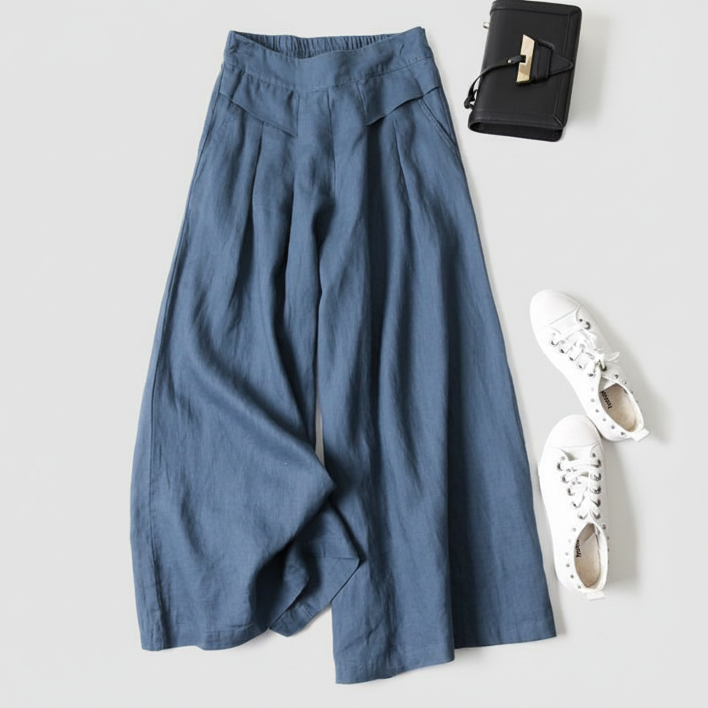 Béatrice Wide-Leg Pants — Céline de Montréal — view 3