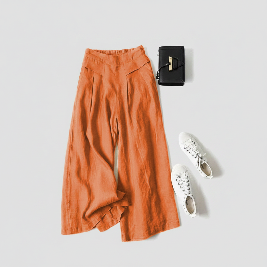 Béatrice Wide-Leg Pants — Céline de Montréal — view 6