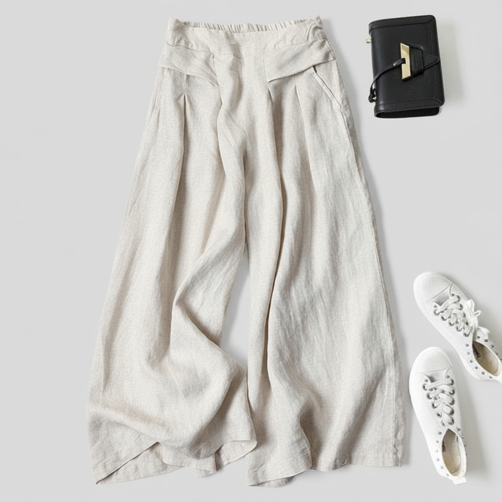 Béatrice Wide-Leg Pants — Céline de Montréal — view 9