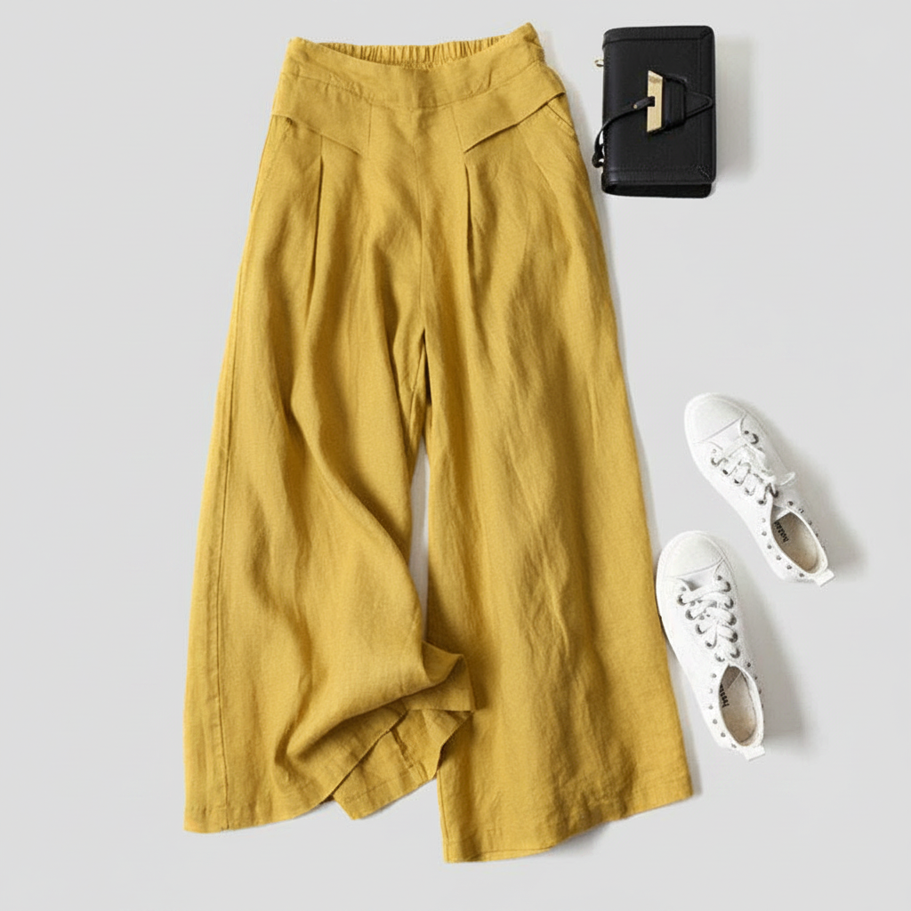 Béatrice Wide-Leg Pants — Céline de Montréal — view 4