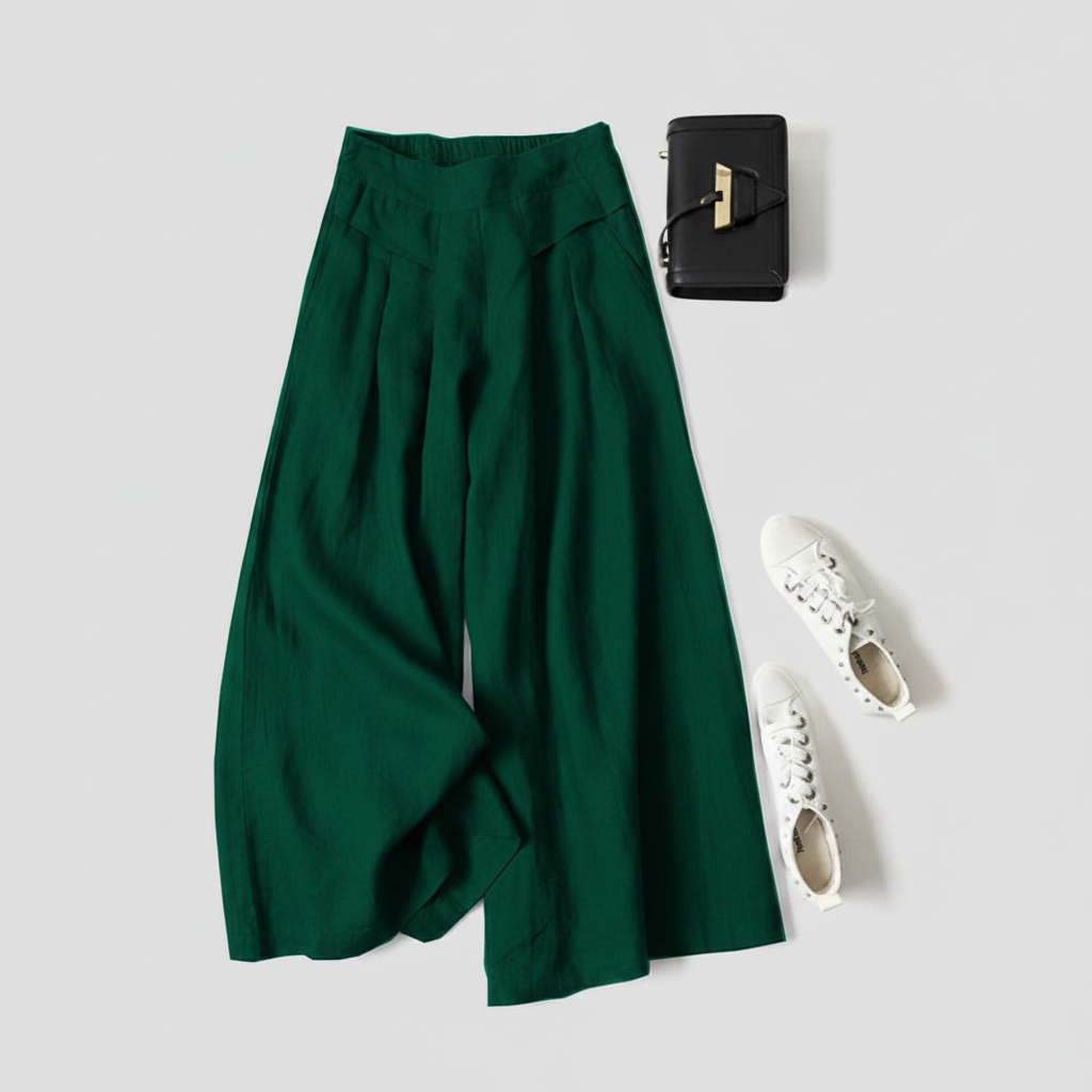 Béatrice Wide-Leg Pants — Céline de Montréal — view 5