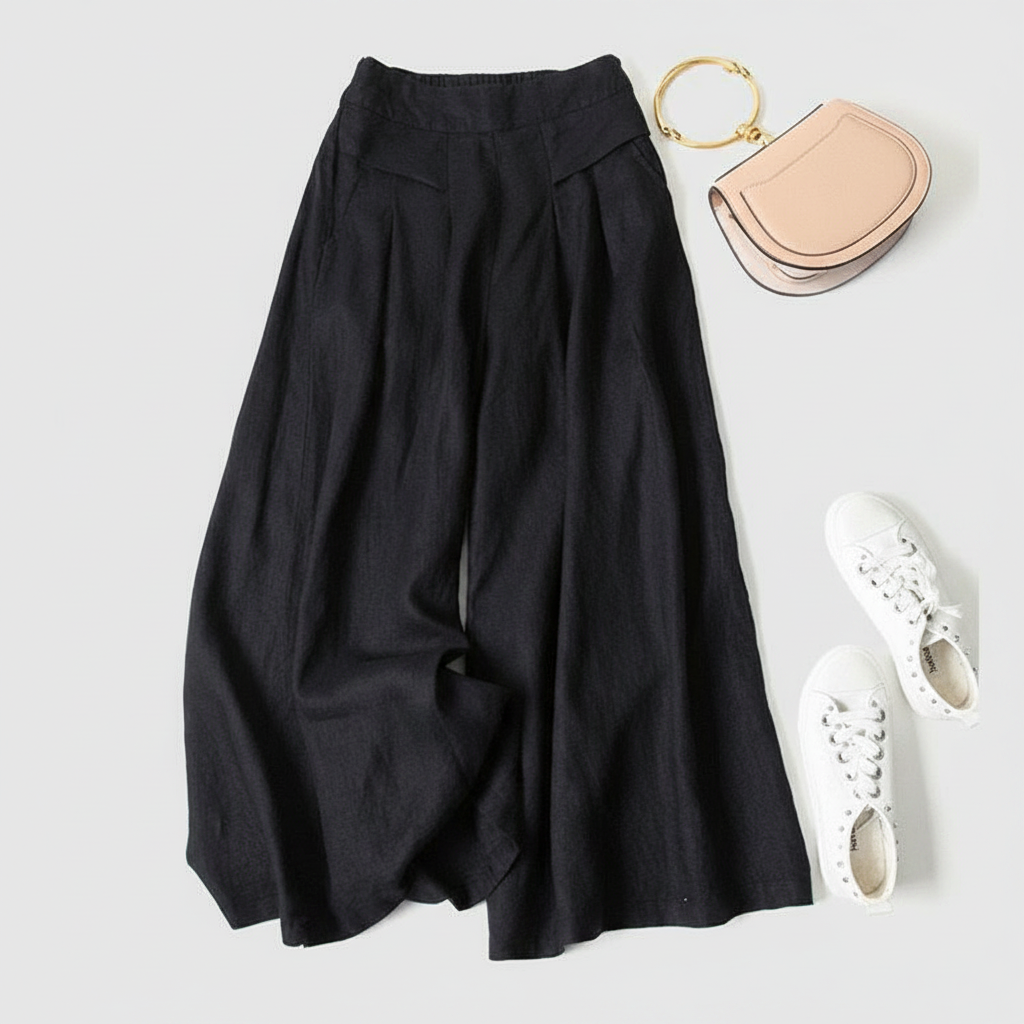 Béatrice Wide-Leg Pants — Céline de Montréal — view 8