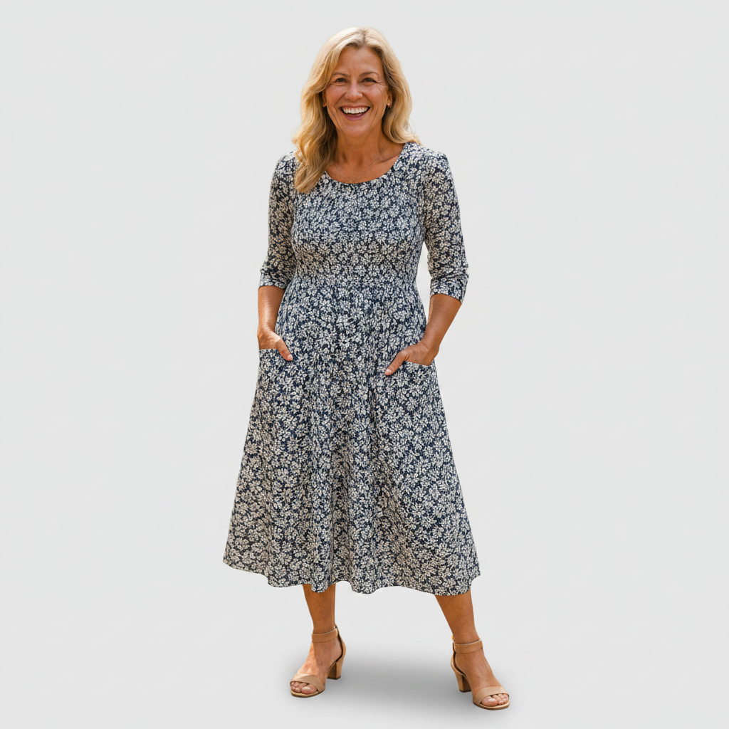 Blanche Midi Dresses — Céline de Montréal
