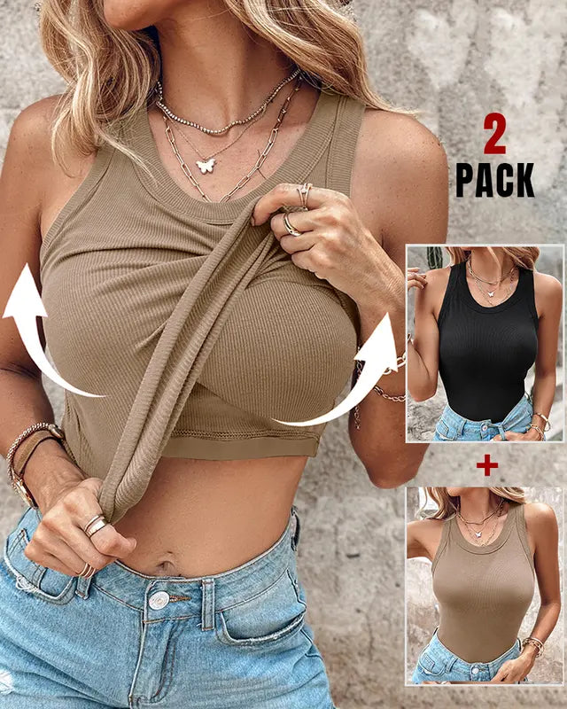 Dasha Tank Tops — Céline de Montréal — view 5