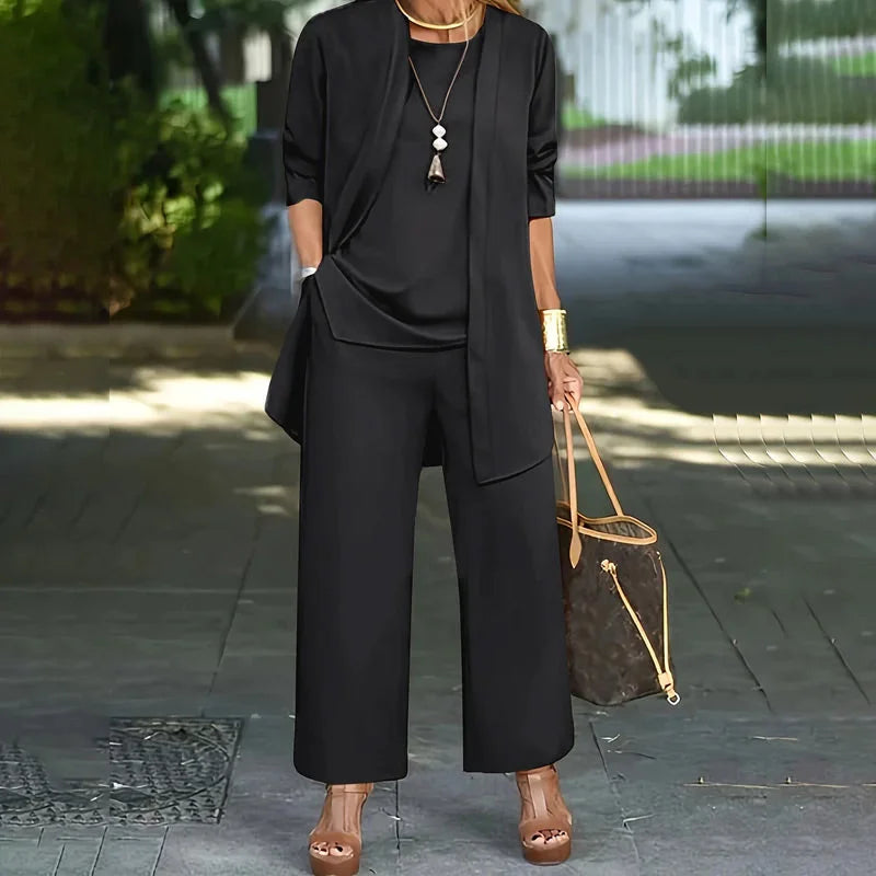 Laney Elegant Casual Three-Piece Set Three-Piece Sets — Céline de Montréal