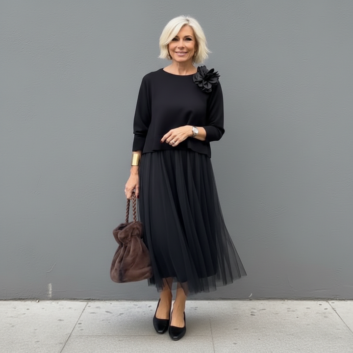 Emmie Elegant Two-Piece Set Two-Piece Sets — Céline de Montréal — view 21