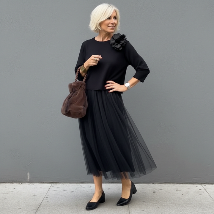 Emmie Elegant Two-Piece Set Two-Piece Sets — Céline de Montréal — view 22