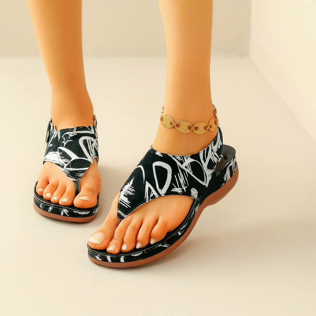 Flow Orthopedic Comfort Sandals Sandals — Céline de Montréal — view 2