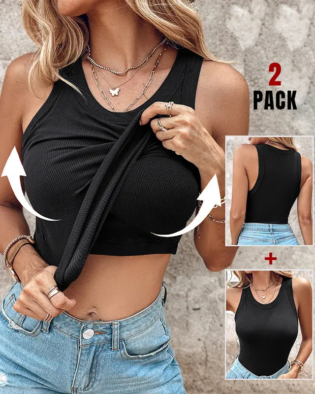 Dasha Tank Tops — Céline de Montréal — view 2