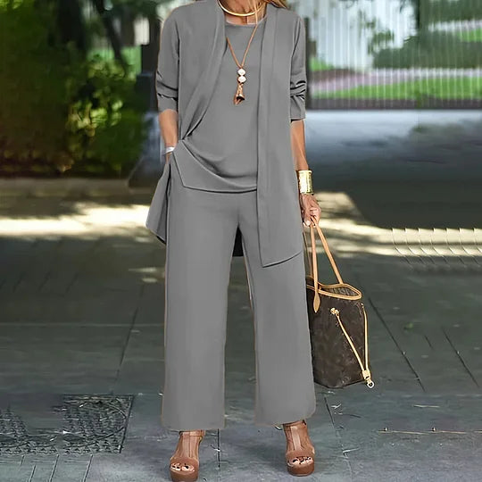 Laney Elegant Casual Three-Piece Set Three-Piece Sets — Céline de Montréal — view 2